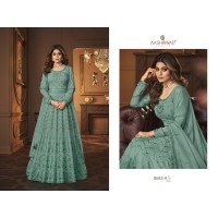 Aashirwad Vintage Anarkali Suit DN 8683 Green