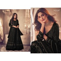 Heavy Fox Georgette with Embroidery Work With Sequences Aashirwad Gold DN 122 Suit Black