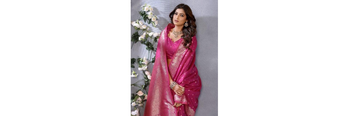 Bindu Summer Special Pure Banarasi Silk Saree