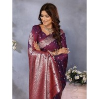 Bindu Summer Special Pure Banarasi Silk Saree 