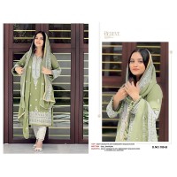 DN 189 Heavy Fox Georgette With Embroidery Sequence Work With Dimond + Mirror Work Suit Green