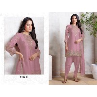 LFH FD DN 138 Pure Chinos Top-Dhoti And Dupatta Set Fully Stitched Pink 2