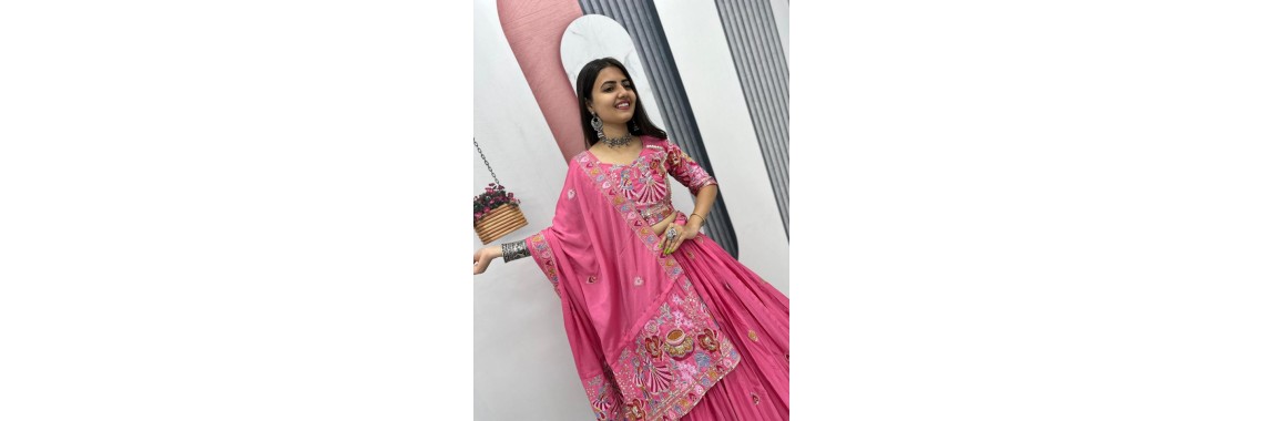 KFH TP DN 289 CHINON LEHENGHA CHOLI PINK