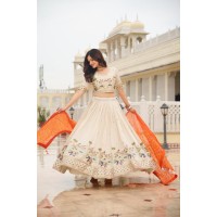 LFH RM DN 143 Festival Lehengha Choli Orange
