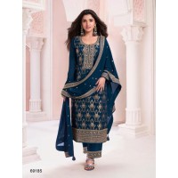 Vinay Fashion Kuleesh Nidhi Salwar Kameez Blue