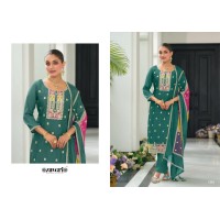 Twisha Dn 1382 Zaveri Twisha Eba Ready Made Green