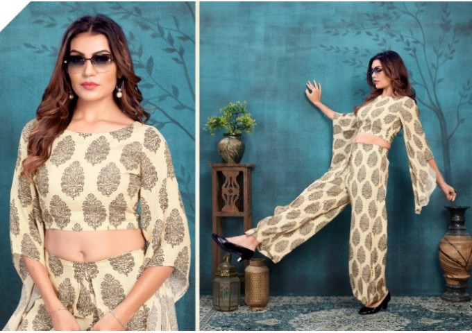 Premium Viscose Maslin Kiyana Tops & Pant