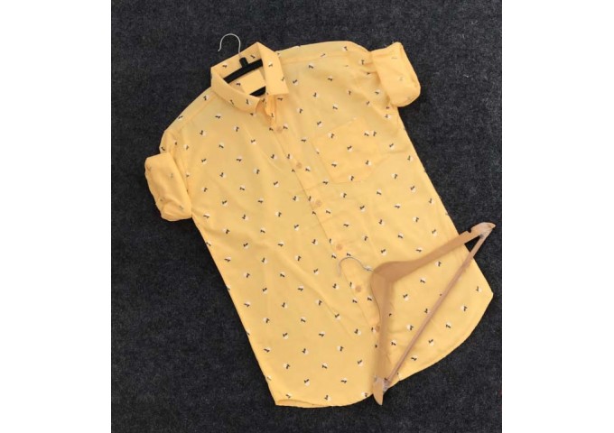 Article Store Shirt Printed Yellow