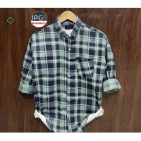 Cotton Shirt Check  Article Store | Size M L XL | 2023 Green