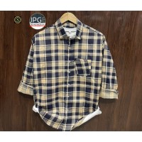 Cotton Shirt Check  Article Store | Size M L XL | 2023 Yellow