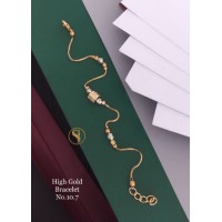 Pearl Golden Ladies Imitation Bracelet Design 2