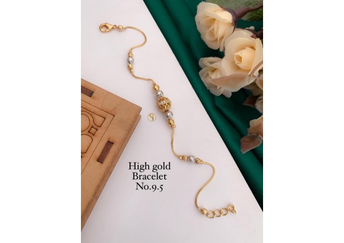 Pearl Golden Ladies Imitation Bracelet Design 3