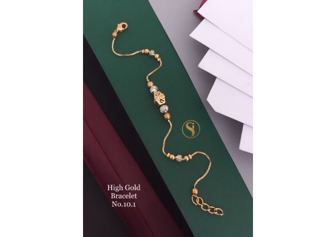 Pearl Golden Ladies Imitation Bracelet Design 4