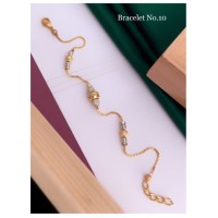 Pearl Golden Ladies Imitation Bracelet Design 6