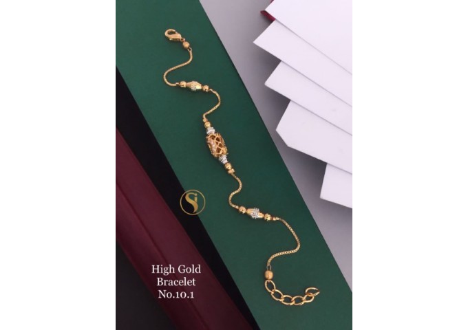 Pearl Golden Ladies Imitation Bracelet Design 11