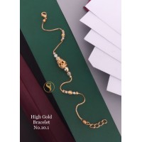 Pearl Golden Ladies Imitation Bracelet Design 12