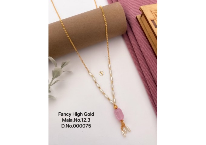 Fancy High Gold Moti Mala Set 5