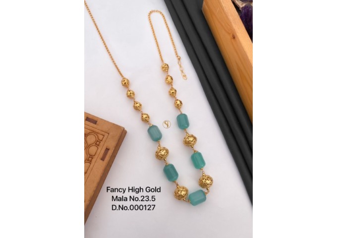 Fancy High Gold Moti Mala Set 41