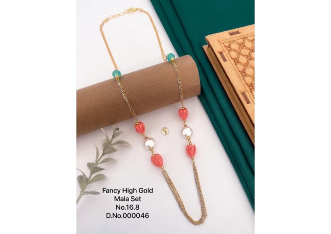 Fancy High Gold Moti Mala Set 52