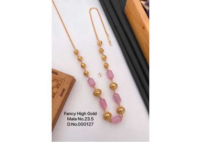 Fancy High Gold Moti Mala Set 61