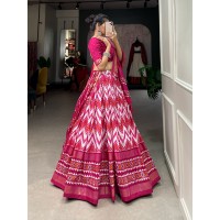 Trendy Vaishali Silk Chaniya Choli Pink