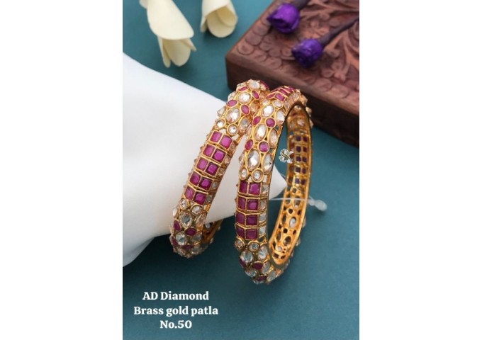 Bridal Antique Gold Plated Patla 24