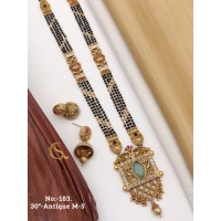 40 Rajwadi Gold Plated Traditional Brass Necklace Jewellery Set