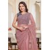 Aaayaa Aardhana Satin Silk With Sequence Embroidery Work Pink