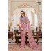 Aaayaa Aardhana Satin Silk With Sequence Embroidery Work Pink