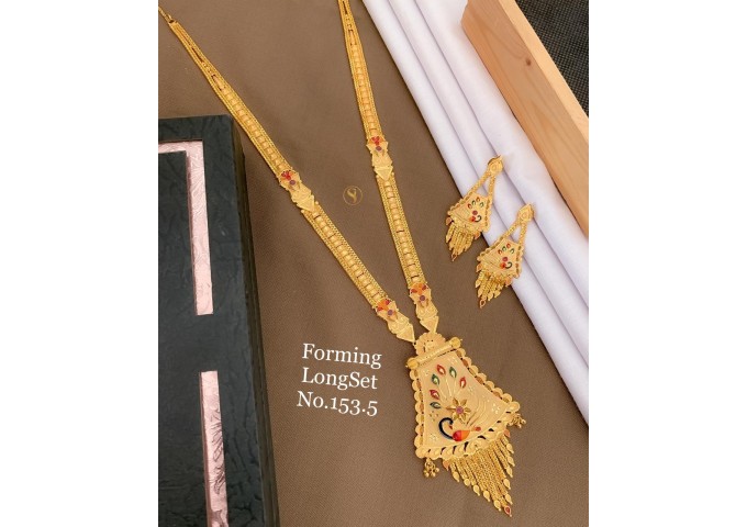 Farming Neckless Gold Plated Traditional Handcrafted Faux Kundan Studded Bridal Jewellery Set For Women 11