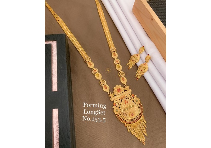 Farming Neckless Gold Plated Traditional Handcrafted Faux Kundan Studded Bridal Jewellery Set For Women 12