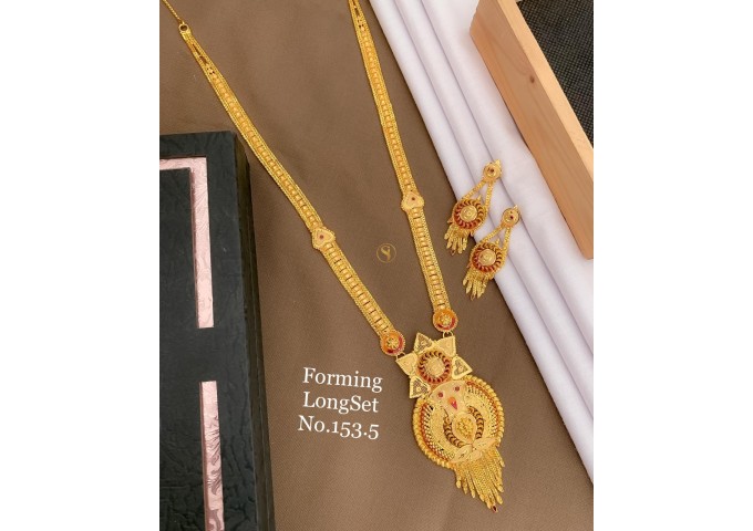 Farming Neckless Gold Plated Traditional Handcrafted Faux Kundan Studded Bridal Jewellery Set For Women 13