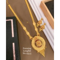 Farming Neckless Gold Plated Traditional Handcrafted Faux Kundan Studded Bridal Jewellery Set For Women 14