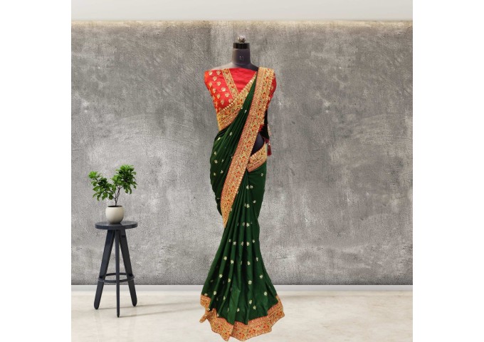 Niharika Royal Vichitra Silk Saree Black