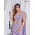 Imported Lycra Fully Stitched skirt saree and Stitched mirror and Resham Handwork Blouse Saree Purple